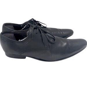 Ted Baker Men’s Black Haked4 Lace Up Leather Dress Shoes